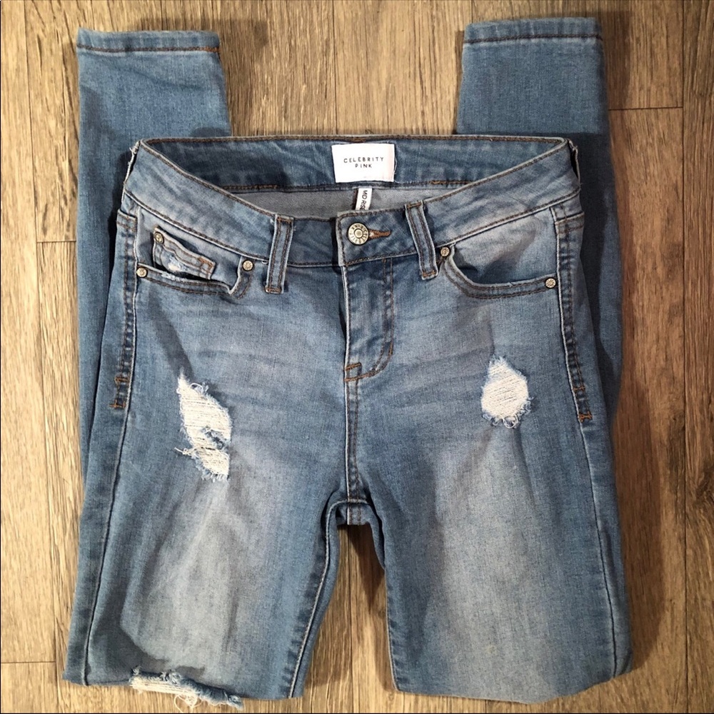 Celebrity Pink mid rise ankle skinny jeans